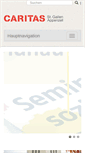Mobile Screenshot of caritas-stgallen.ch