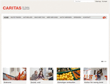 Tablet Screenshot of caritas-stgallen.ch